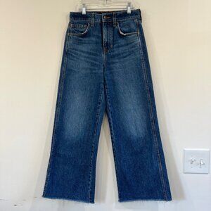 Veronica Beard Wide Leg High-Rise Wash Bandit Jeans Size 25